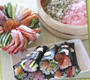 3色ごはんの海鮮手巻き寿司